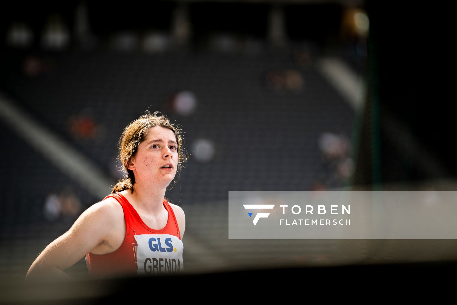 Kathrin Grenda (LC Paderborn) waehrend der deutschen Leichtathletik-Meisterschaften im Olympiastadion am 26.06.2022 in Berlin